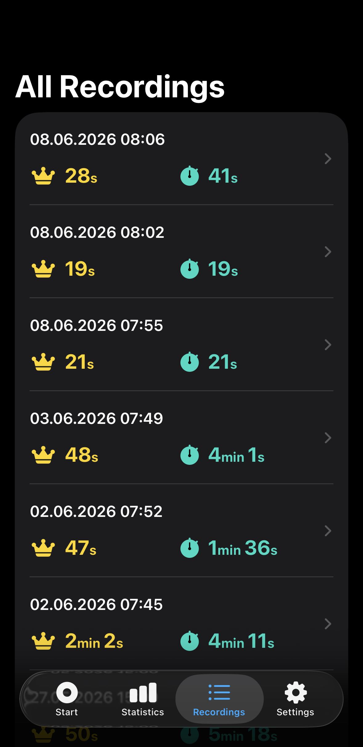 My Wheelie Tracker showing a live route on the map